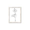 Picture of Yoga Pose IV _GroupedProduct_Rectangle_Portrait_Framed_Matted_