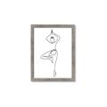 Picture of Yoga Pose IV _GroupedProduct_Rectangle_Portrait_Framed_Matted_