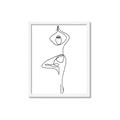 Picture of Yoga Pose IV _GroupedProduct_Rectangle_Portrait_Framed_Matted_