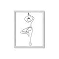 Picture of Yoga Pose IV _GroupedProduct_Rectangle_Portrait_Framed_Matted_