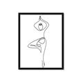 Picture of Yoga Pose IV _GroupedProduct_Rectangle_Portrait_Framed_Matted_