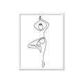 Picture of Yoga Pose IV _GroupedProduct_Rectangle_Portrait_Framed_Matted_