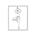 Picture of Yoga Pose IV _GroupedProduct_Rectangle_Portrait_Framed_Matted_