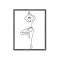 Picture of Yoga Pose IV _GroupedProduct_Rectangle_Portrait_Framed_Matted_