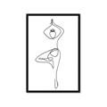 Picture of Yoga Pose IV _GroupedProduct_Rectangle_Portrait_Framed_Matted_