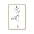 Picture of Yoga Pose IV _GroupedProduct_Rectangle_Portrait_Framed_Matted_