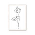 Picture of Yoga Pose IV _GroupedProduct_Rectangle_Portrait_Framed_Matted_