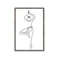 Picture of Yoga Pose IV _GroupedProduct_Rectangle_Portrait_Framed_Matted_