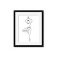 Picture of Yoga Pose IV _GroupedProduct_Rectangle_Portrait_Framed_Matted_