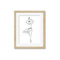 Picture of Yoga Pose IV _GroupedProduct_Rectangle_Portrait_Framed_Matted_