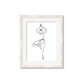 Picture of Yoga Pose IV _GroupedProduct_Rectangle_Portrait_Framed_Matted_