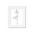 Picture of Yoga Pose IV _GroupedProduct_Rectangle_Portrait_Framed_Matted_