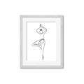 Picture of Yoga Pose IV _GroupedProduct_Rectangle_Portrait_Framed_Matted_