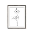 Picture of Yoga Pose IV _GroupedProduct_Rectangle_Portrait_Framed_Matted_