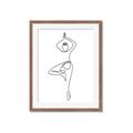 Picture of Yoga Pose IV _GroupedProduct_Rectangle_Portrait_Framed_Matted_