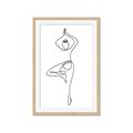 Picture of Yoga Pose IV _GroupedProduct_Rectangle_Portrait_Framed_Matted_