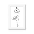Picture of Yoga Pose IV _GroupedProduct_Rectangle_Portrait_Framed_Matted_