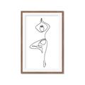 Picture of Yoga Pose IV _GroupedProduct_Rectangle_Portrait_Framed_Matted_