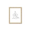 Picture of Yoga Pose I _GroupedProduct_Rectangle_Portrait_Framed_Matted_