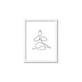 Picture of Yoga Pose I _GroupedProduct_Rectangle_Portrait_Framed_Matted_