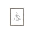 Picture of Yoga Pose I _GroupedProduct_Rectangle_Portrait_Framed_Matted_