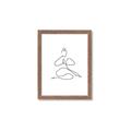 Picture of Yoga Pose I _GroupedProduct_Rectangle_Portrait_Framed_Matted_