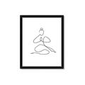 Picture of Yoga Pose I _GroupedProduct_Rectangle_Portrait_Framed_Matted_