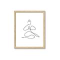 Picture of Yoga Pose I _GroupedProduct_Rectangle_Portrait_Framed_Matted_