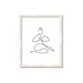 Picture of Yoga Pose I _GroupedProduct_Rectangle_Portrait_Framed_Matted_