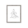 Picture of Yoga Pose I _GroupedProduct_Rectangle_Portrait_Framed_Matted_