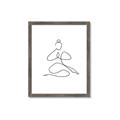 Picture of Yoga Pose I _GroupedProduct_Rectangle_Portrait_Framed_Matted_