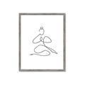 Picture of Yoga Pose I _GroupedProduct_Rectangle_Portrait_Framed_Matted_