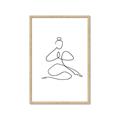 Picture of Yoga Pose I _GroupedProduct_Rectangle_Portrait_Framed_Matted_