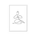 Picture of Yoga Pose I _GroupedProduct_Rectangle_Portrait_Framed_Matted_