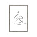 Picture of Yoga Pose I _GroupedProduct_Rectangle_Portrait_Framed_Matted_