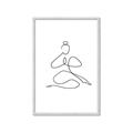 Picture of Yoga Pose I _GroupedProduct_Rectangle_Portrait_Framed_Matted_