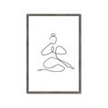 Picture of Yoga Pose I _GroupedProduct_Rectangle_Portrait_Framed_Matted_