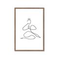 Picture of Yoga Pose I _GroupedProduct_Rectangle_Portrait_Framed_Matted_