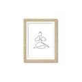 Picture of Yoga Pose I _GroupedProduct_Rectangle_Portrait_Framed_Matted_