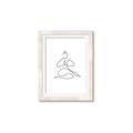 Picture of Yoga Pose I _GroupedProduct_Rectangle_Portrait_Framed_Matted_