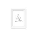 Picture of Yoga Pose I _GroupedProduct_Rectangle_Portrait_Framed_Matted_
