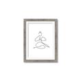Picture of Yoga Pose I _GroupedProduct_Rectangle_Portrait_Framed_Matted_