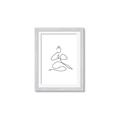 Picture of Yoga Pose I _GroupedProduct_Rectangle_Portrait_Framed_Matted_