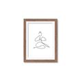Picture of Yoga Pose I _GroupedProduct_Rectangle_Portrait_Framed_Matted_