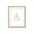 Picture of Yoga Pose I _GroupedProduct_Rectangle_Portrait_Framed_Matted_