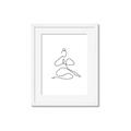 Picture of Yoga Pose I _GroupedProduct_Rectangle_Portrait_Framed_Matted_