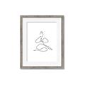 Picture of Yoga Pose I _GroupedProduct_Rectangle_Portrait_Framed_Matted_