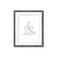Picture of Yoga Pose I _GroupedProduct_Rectangle_Portrait_Framed_Matted_