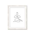 Picture of Yoga Pose I _GroupedProduct_Rectangle_Portrait_Framed_Matted_