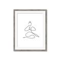 Picture of Yoga Pose I _GroupedProduct_Rectangle_Portrait_Framed_Matted_